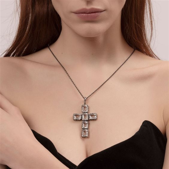 Halskette Maria e Luisa Jewels Dame in Silber Cristallo CA0111/V1 - CA0111/V1